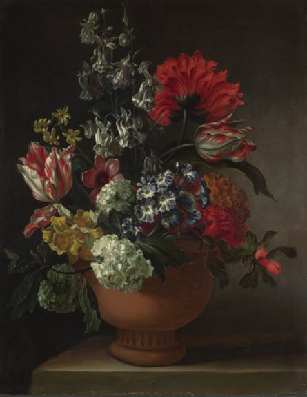 A Bowl of Flowers 1650s Oil on canvas
