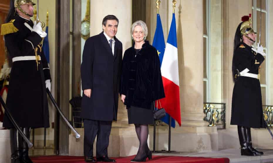 François Fillon and his wife Penelope.