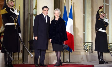 François Fillon and his wife Penelope.