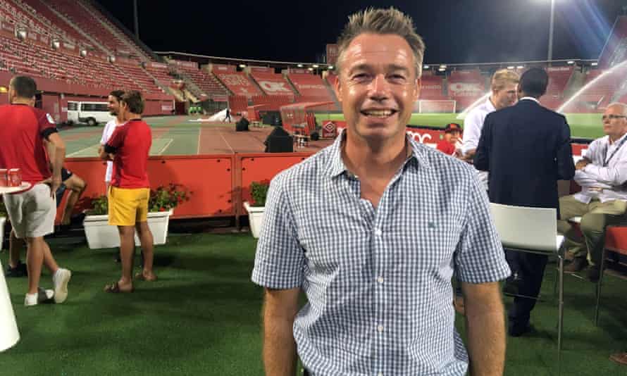 Graeme Le Saux after a victory for Real Mallorca in 2019.