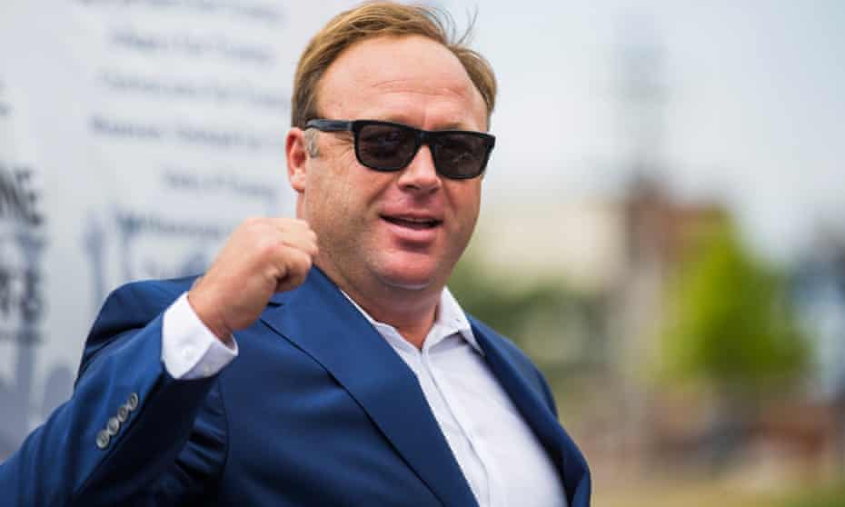 Alex Jones, the conspiracy theorist and Infowars host, has used YouTube’s clampdown to drum up interest in his attacks on the Florida students. 