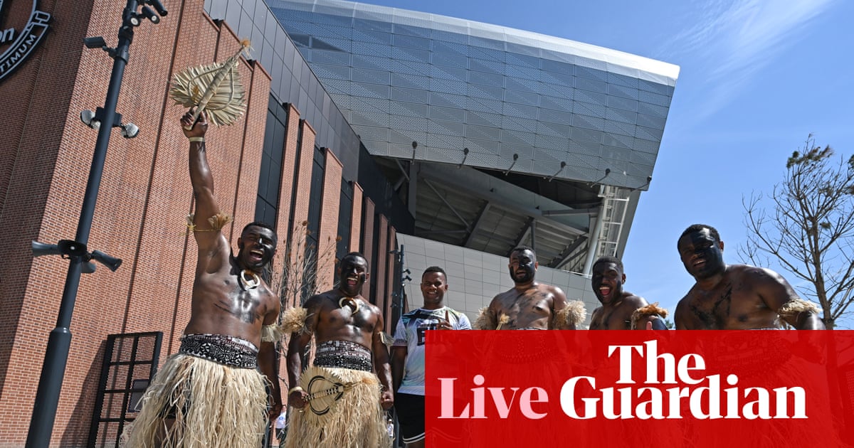 Fiji v England: Nations Championship rugby union – live