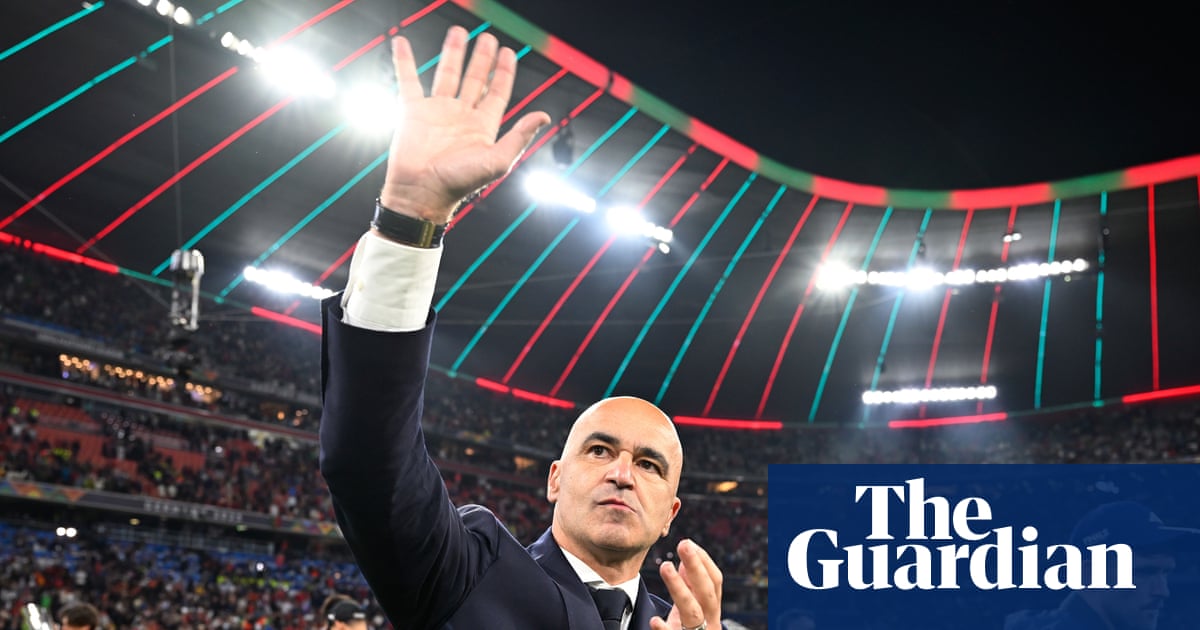 Roberto Martínez: ‘It’s a hammer blow when you don’t succeed, but let us dream’