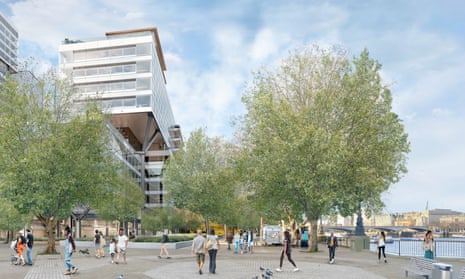 An artist’s impression of the proposed South Bank development.