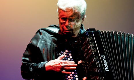 Centrifugal point … the accordionist and improviser Pauline Oliveros.