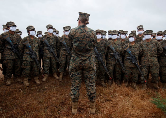 Us marines female First Female