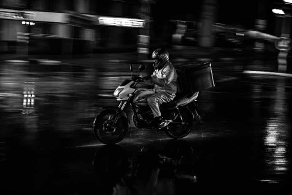 Ghost riders: the invisible lives of Johannesburg food couriers – photo essay | South Africa 20 Most drivers hate working in the rain