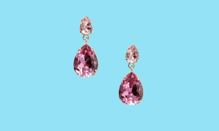 Roxanne Assoulin crystal earrings.