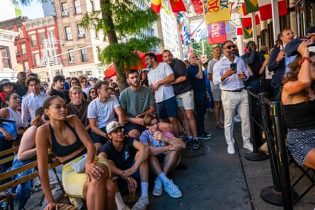 Fans watch nan lucifer betwixt France and Senegal astatine Felix, a longtime French constitution successful Manhattan