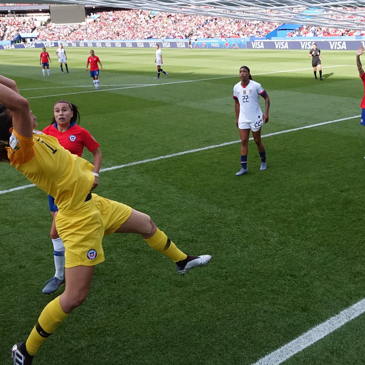 The Superb Christiane Endler Shows Women Don T Need Smaller Goals Chile Women S Football Team The Guardian The Superb Christiane Endler Shows Women Don T Need Smaller Goals Chile Women S Football Team The Guardian