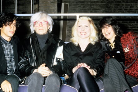 Harry with Andy Warhol in 1985.