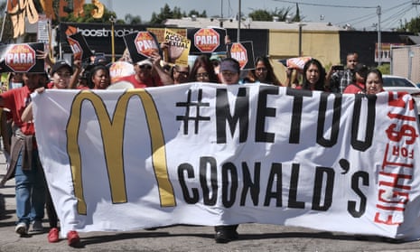 McDonald’s workers staged protests in several cities last week as part of what organizers billed as the first multistate strike seeking to combat sexual harassment in the workplace.