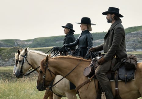 The Abandons review – Gillian Anderson's po-faced western has some very dodgy script moments | Television | The Guardian