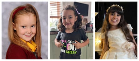 From left: Elsie Dot Stancombe; Bebe King; and Alice Dasilva Aguiar, the three victims of the knife attack in Southport.
