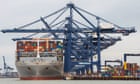 UK trade with EU falls sharply as Brexit and Covid drive down exports