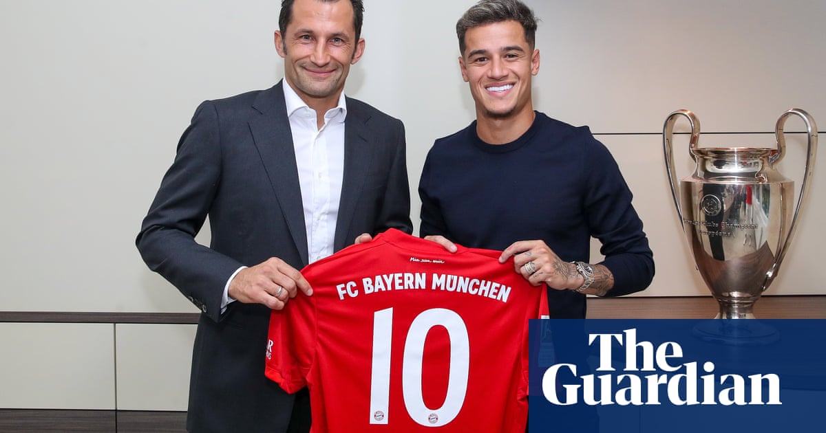 Bayern sign Philippe Coutinho on loan from Barcelona for £7.8m