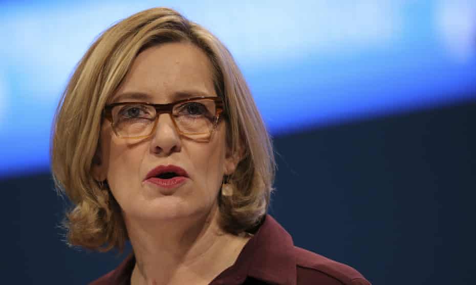 Amber Rudd is due to launch the Conservative government’s new strategy to tackle serious violent crime on Monday.