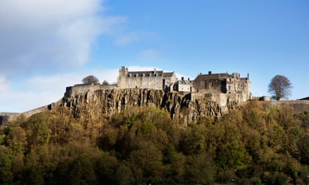 The west face of Stirling Castle