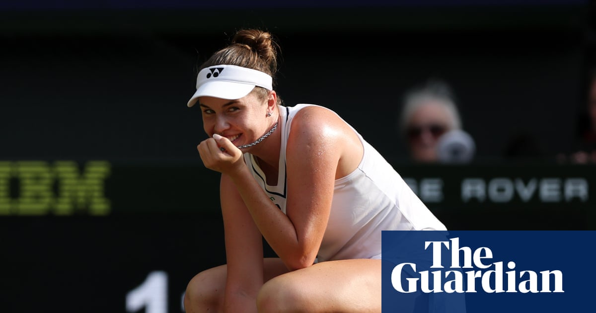 Linda Noskova sees off Marta Kostyuk in style to set up all-Czech Wimbledon final