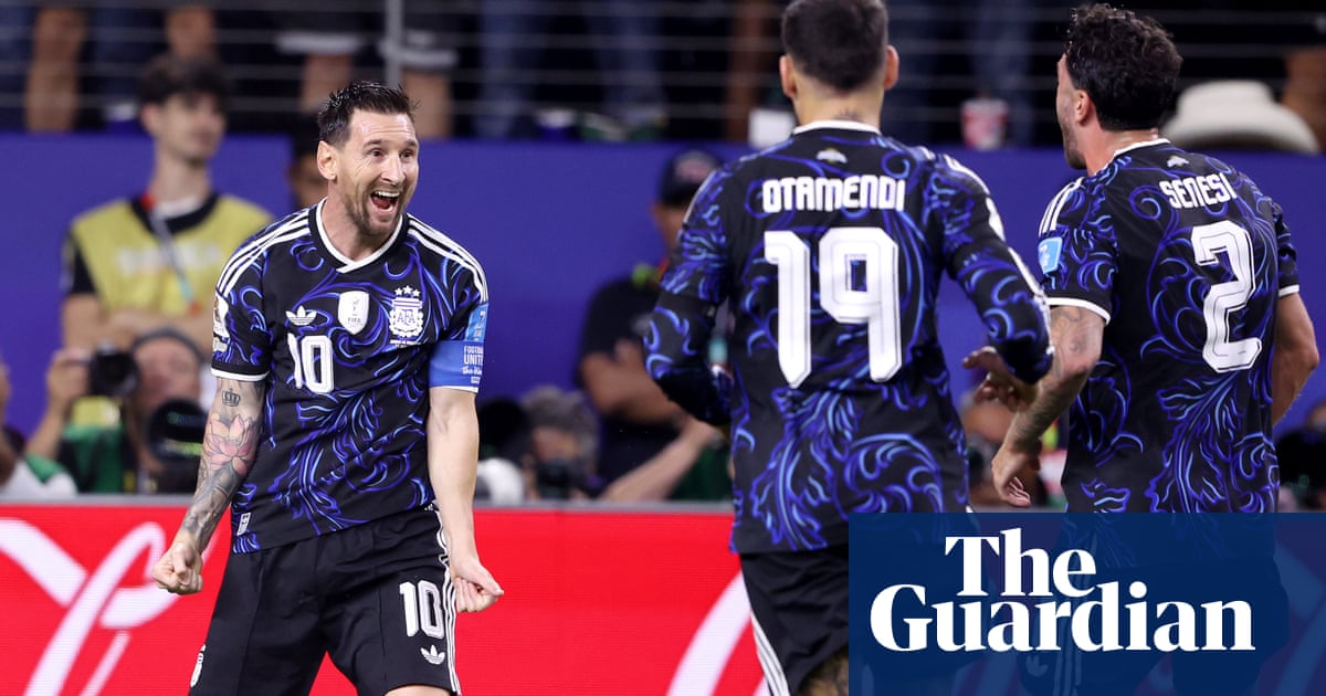 Lionel Messi steps off bench and scores to cap Argentina’s World Cup win over Jordan