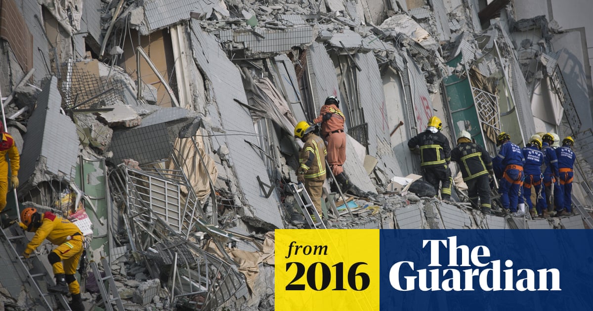 Taiwan earthquake: death toll rises with dozens trapped in toppled ...