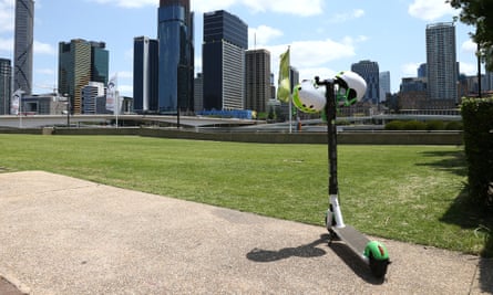 A Lime Scooter in Brisbane