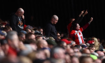 Sheffield United fans do their best in trying circumstances
