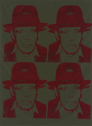 Joseph Beuys, 1981, by Andy Warhol.