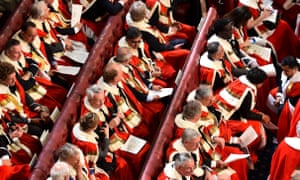 Peers in the House of Lords