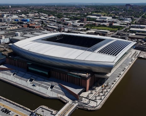 Everton Football Club Hill Dickinson Stadium exterior