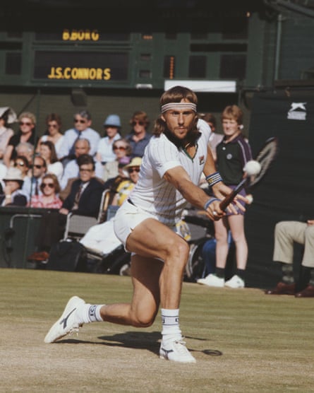 Björn Borg at Wimbledon, 1981.