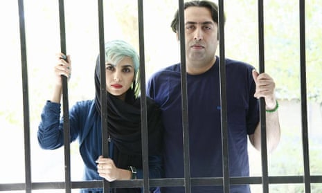 Iranian poets Mehdi Mousavi and Fatemeh Ekhtesari who have been sentenced to a total of 20 years in jail. 