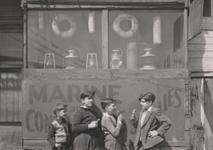 Near Fulton Fish Market, New York, 1946.