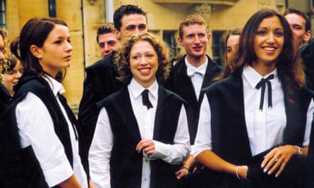 Chelsea Clinton at her matriculation at Oxford University.