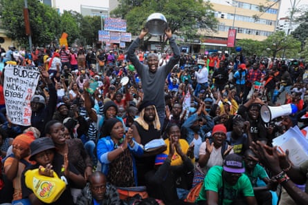 On the street and online: social media becomes key to protest in Kenya |  Global development | The Guardian