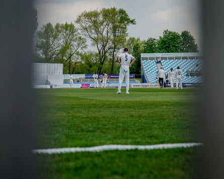 A general view of the ground during the County Championship match between Derbyshire and Gloucestershire at the County Ground
