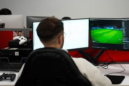 A developer working on the NRL video game