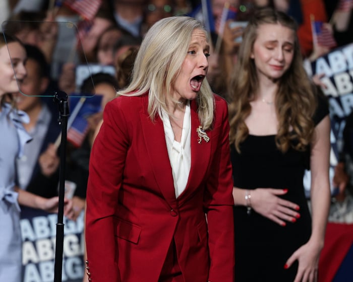 Democrat Abigail Spanberger, Virginia’s first female governor, delivers victory speech – video