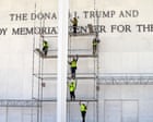 Workers begin to remove Trump’s name from Kennedy Center after court rulings