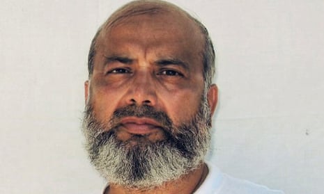 Saifullah Paracha pictured at the Guantánamo Bay detention centre.