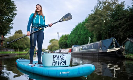 ‘On the water I saw litter everywhere and wildlife constantly entangled in it. It was heartbreaking’ … Lizzie Carr.