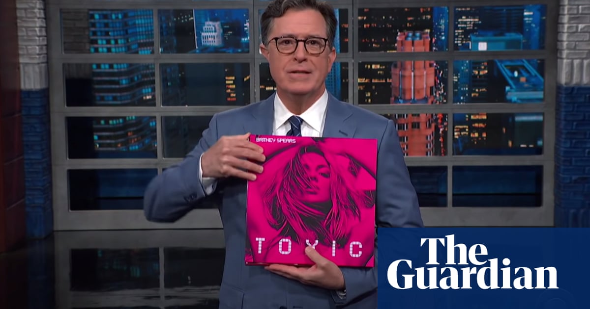 Stephen Colbert: ‘Britney told the judge: they’re not that innocent’