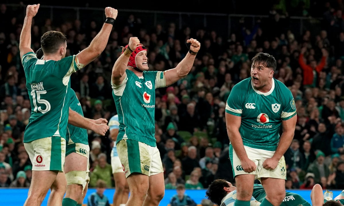 Ireland 22-19 Argentina: Autumn Nations Series rugby union – as it