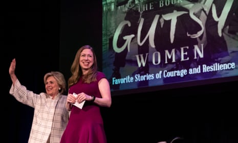 Hillary and Chelsea Clinton at their book launch in Los Angeles