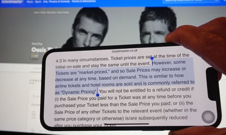 Ticketmaster explains its dynamic pricing purchase policy.