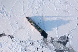 The SA Agulhas II in ice