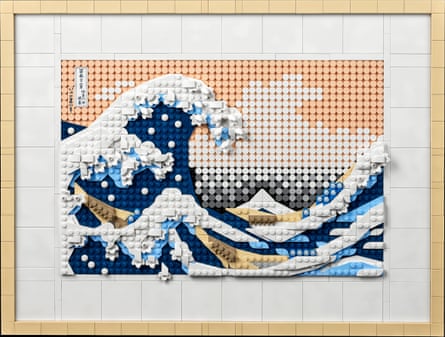 These days anyone can make their own Great Wave … Lego’s take on the artwork.