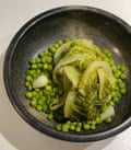 Go large: Anne Willan breaks with tradition and uses bigger garden peas in her petits pois à la française.