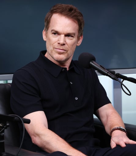 Michael C Hall appearing on satellite radio station Sirius XM in New York this week.