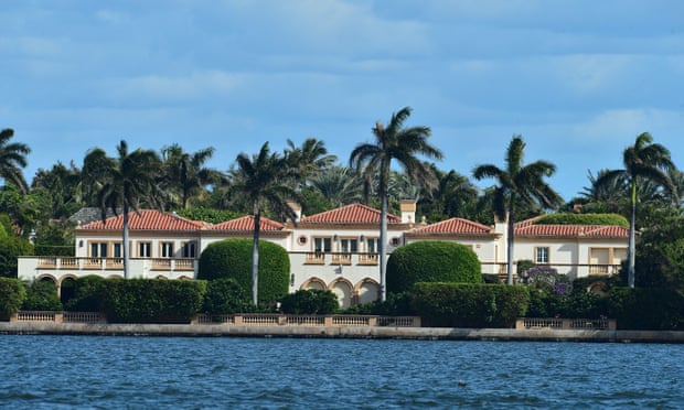 Trump has changed his address to his Mar-a-Lago resort but neighbours are contesting his right to spend more than 21 days a year there.